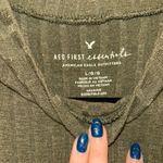 American Eagle Green Mock Neck Tank Top Photo 1