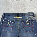 Pepe Jeans Vtg‎ Y2K Deadstock  Low Rise Flare Riveted Grommet Buckle Back Sz 29 Photo 3