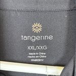 Tangerine  Full Zip Up Track Gym Active Black Jacket Size XXL EUC #2005 Photo 5