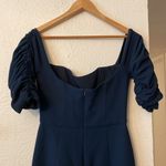 Black Halo  Adriana Off-The-Shoulder Jumpsuit Jumpsuit Size 4 Photo 5