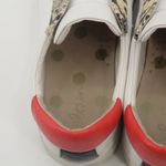 Boden Slip On Snake Print Sneakers Trainers White Red Tan Size 41 US 9.5 Photo 4
