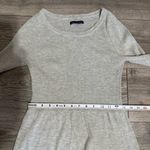 American Eagle Outfitters Women Light Gray Long Sleeve Fit & Flare Dress Size S Photo 13