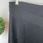 Ice Black Sheer Long Striped Maxi Skirt M Size M Photo 2