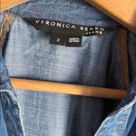 Veronica Beard Allie Ruched Chambray Minidress XS Photo 6