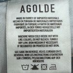 AGOLDE  Womens Fly Button High Rise Distress Mini Denim Shorts Blue Size 23‎ Photo 5