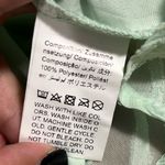 EMERY ROSE size XL frill mock neck ruffle cap sleeve tank light green sheer NWT Photo 11