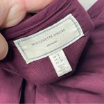 Moulinette Soeurs Anthropologie Burgundy Wine Beaded Firefly Dress sz 2 Photo 6