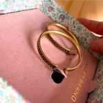 Lucky Brand Gold Tone Hoop Earrings Matte Finish Lightweight 2” NWT Photo 2