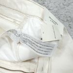 Abercrombie & Fitch Abercrombie 90s Straight Ultra High Rise Jeans White Cream Size 22 36 Stretch Photo 3
