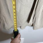 ZARA Ribbed Knit Longline Duster Cardigan Tan Beige Size Large Photo 17