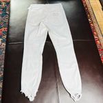 Good American  White Distressed Cuff Good Legs Jeans Photo 5