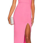 superdown Revolve Ryleigh Pink Bustier Strapless Maxi Stretch Bodycon Maxi M Photo 0