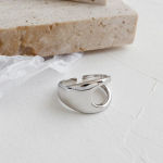 Boutique NEW Polished 18k White Gold Geometric‎ Ring Photo 1