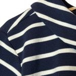 Talbots  Blue White Striped Ribbed‎ Knit Dress Pockets NWT Size XL 51167233 Photo 3