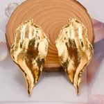 ZARA ❗️NWT  Gold Leaf Earrings Photo 0