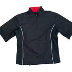 FootJoy DryJoys by  Women’s Short Sleeve WindShirt 1/4 Zip Golf Shirt | Black | S Photo 0