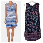 BeachLunchLounge  Kayla Sleeveless Floral Fringe Tie Shift Dress Womens Sz Small Photo 1