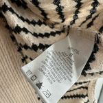 Miss Me  Size Small Sweater Cream Black Stripe Turtleneck Batwing‎ Oversized Knit Photo 4