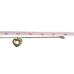 Vintage Avon Womens Heart Pedant Necklace Parure Onyx and Rhinestone Gold Black Photo 11