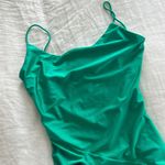 superdown Eva Sexy Cami Twisted Slit Midi Dress in Bright Green Sz S $74 Photo 4