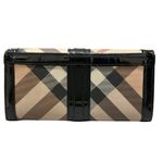 Burberry  Penrose Nova Check Canvas & Patent Leather Continental Wallet EXCELLENT Photo 7