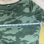 Old Navy Green Camo Knit Hi-lo Top Photo 5