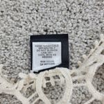 Bobeau  Womens Crochet Top S Cream Floral Open Knit Round‎ Neck Cropped Boho Photo 6