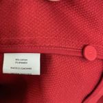 Eileen Fisher Twill Button Front Band Collar Jacket Size SMALL Red/Orange Photo 5