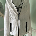 Fabletics  Medium White jacket bomber womens athletic Photo 0