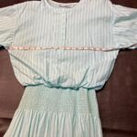 Jessica Howard Vintage 80's  Striped Pastel Short sleeve Dress Womens‎ 6 Smocked Photo 13