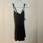 JoyLab  Black Active Dress | Built-In Shelf Bra Athletic Tennis Dress Size M NWT Photo 1