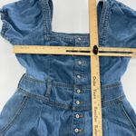 Pilcro and the Letterpress Anthropologie Jumpsuit Womens 4 Petite Denim Button Photo 5