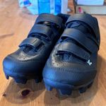 Rockrider womens XC100 cycling mountain bike shoes black 5 Photo 0