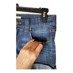 J.Crew  Shorts Women 25 Blue Denim Cuffed Hem‎ Stretch Jean Shorts Retro Preppy Photo 3