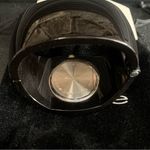 Bebe  Quartz Cuff Watch Black with Silver Crystals New with Pouch Photo 6