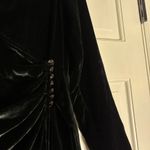 Olivia Von Halle x Disney Maleficent Shillingford Velvet Wrap Maxi Dress Size S‎ Black Photo 13