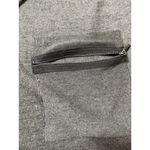 Kensie  Dark Gray Long Sleeve Scoop Neck Knit Pocket Mini Sweater Dress Size XS Photo 4