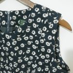 J. McLaughlin  10 Cotton Sleeveless Floral Crop Top in White on Black Photo 5