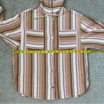 Roxy  Sunlight Rider Striped Hooded‎ Shirt Jacket Shaket XS Photo 8