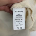 ASTR The Label Size M Blouse Ruffle Halter Neck Tie Open Back Beige Top Women’s Size M Photo 4