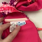 California Waves  Hot Pink Tie Dye Size Large Bandeau Top & Bikini Bottom Photo 2