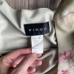 Vintage Virgo‎ Green Floral Pastel Floral Long Maxi Dress Size 14 Fairy Garden Photo 1