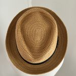 Epoch Tan Straw Fedora sz S/M Photo 4