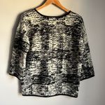 Madewell NEW  Hi LineBirmingham Black/White Sweater Wool Photo 6