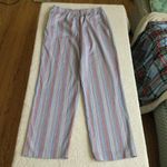 Vintage Southern Lady Capris High Rise Striped Blue Tan Reg White Size undefined Photo 0