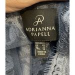 Adrianna Papell Adrianna‎ Papell 3/4 Sleeve Lace Fit Flare Dress Bolero Jacket Dusty Blue Size 8 Photo 9