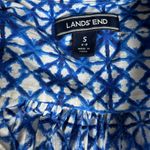 Lands' End 3/$15 LANDS’ END blue and white button front dress Photo 4