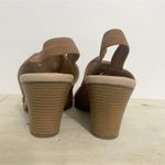 Dr. Scholls  Shoes Size 11 Slingback Heel Sandal Open Toe Beige Camel Comfort Photo 4