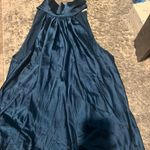 Bishop and Young  Women's Satin Tie Neck Halter Blouse Top Size L Photo 5