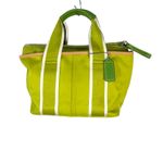 Coach 6268 Hampton Mini Canvas Green Tote Handbag Purse Satchel Photo 1